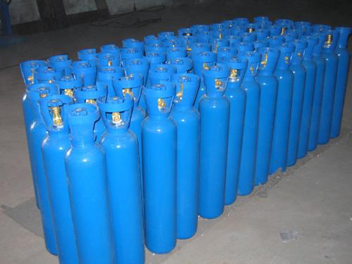 25L - 52L 이음새가 없는 강철은 높은 순수성 가스 ISO9809-1를 위한 가스 봄베를 압축합니다