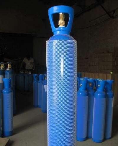 녹색/파란 34CrMo4 높은 순수성 압축 기체 실린더 200BAR 5.2mm 간격